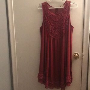 Beautiful wine colored dress